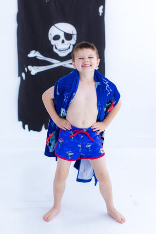 Boy's Swim Shorties - Sebastian (Pirates) Baby One-Pieces