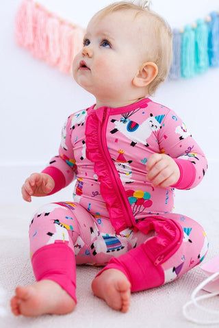 Birdie Bean Girl's Convertible Footie Romper - Alanna