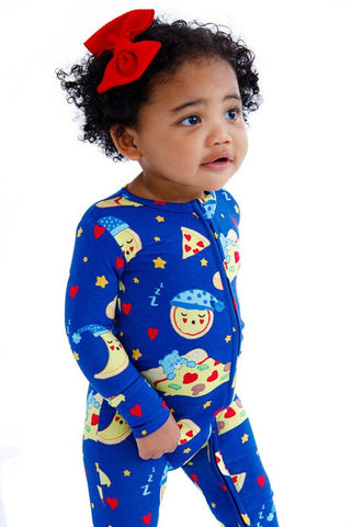 Birdie Bean Convertible Footie Romper - Care Bears Bedtime Pizza