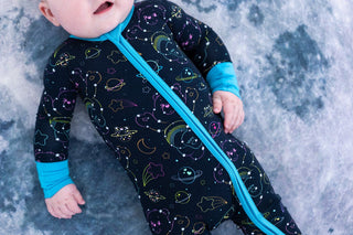 Bamboo Convertible Footie Romper - Care Bears Cosmic Constellations (Space) Baby & Toddler Sleepwear