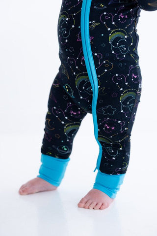 Bamboo Convertible Footie Romper - Care Bears Cosmic Constellations (Space) Birdie Bean