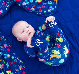 Birdie Bean Convertible Footie Romper - Comet | Cozy Sleepies provide warmth and snugness for better sleep.