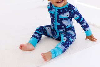 Birdie Bean Convertible Footie Romper - Gavin