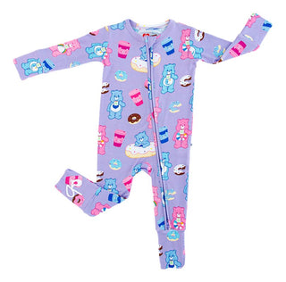 Birdie Bean Girl's Convertible Footie Romper - Care Bears Donuts and Coffee | Cozy Sleepies provide warmth and snugness for better sleep.