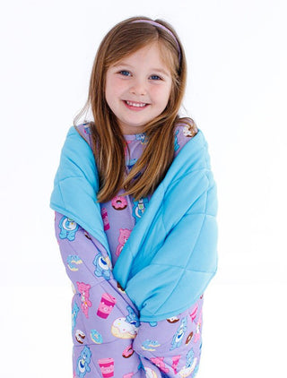 Birdie Bean Girl's Long Sleeve Pajama Set - Care Bears Donuts and Coffee