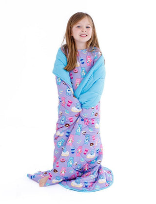 Birdie Bean Girl's Long Sleeve Pajama Set - Care Bears Donuts and Coffee