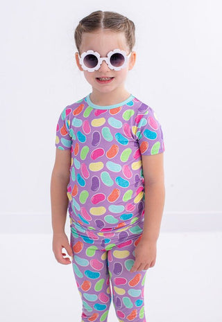 Birdie Bean Girl's Short Sleeve Pajama Set - Julie (Jellybeans)