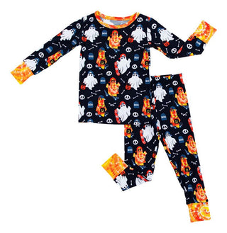 Bamboo Long Sleeve Pajama Set - Austin (Ghosts) Baby & Toddler Sleepwear