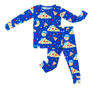 Bamboo Long Sleeve Pajama Set - Care Bears Bedtime Pizza Baby & Toddler Sleepwear