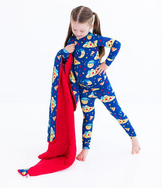 Birdie Bean Long Sleeve Pajama Set - Care Bears Bedtime Pizza