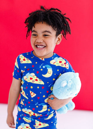 Birdie Bean Long Sleeve Pajama Set - Care Bears Bedtime Pizza