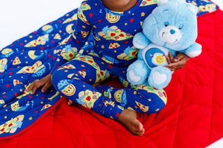 Bamboo Long Sleeve Pajama Set - Care Bears Bedtime Pizza Baby & Toddler Sleepwear