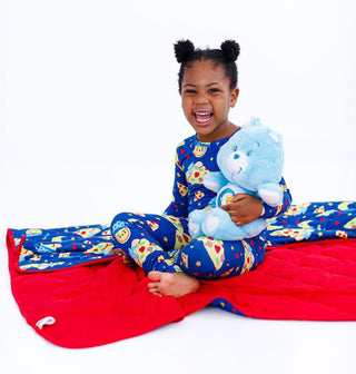 Birdie Bean Long Sleeve Pajama Set - Care Bears Bedtime Pizza