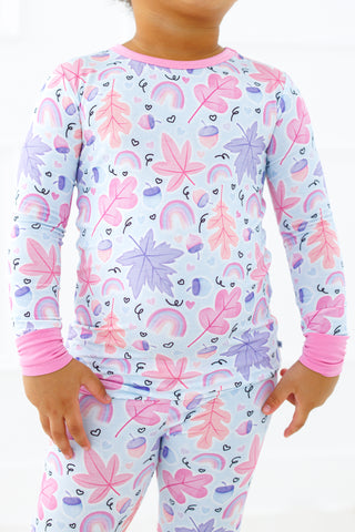 Bamboo Long Sleeve Pajama Set - Laurel (Leaves) Baby & Toddler Sleepwear