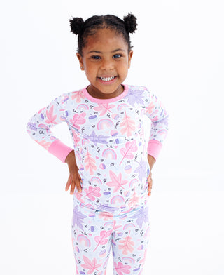 Bamboo Long Sleeve Pajama Set - Laurel (Leaves) Baby & Toddler Sleepwear