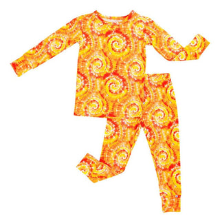 Bamboo Long Sleeve Pajama Set - Norman (Tie-Dye) Baby & Toddler Sleepwear