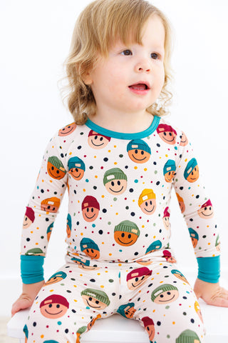 Birdie Bean Long Sleeve Pajama Set - Sterling