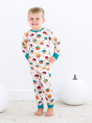 Bamboo Long Sleeve Pajama Set - Sterling (Smile) Baby & Toddler Sleepwear