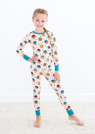 Bamboo Long Sleeve Pajama Set - Sterling (Smile) Baby & Toddler Sleepwear