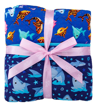 Birdie Bean Quilted Toddler Blanket - Gavin & Bruce