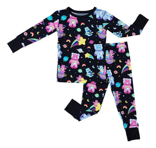 Bamboo Short Sleeve Pajama Set - Care Bears Cosmic Bears (Space) Baby & Toddler Sleepwear