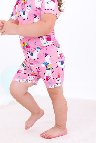 Birdie Bean Girl's Short Sleeve Pajama Set with Shorts - Alanna