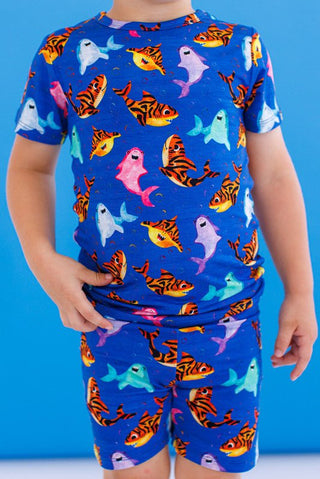 Birdie Bean Short Sleeve Pajama Set with Shorts - Bruce