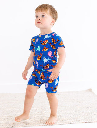 Birdie Bean Short Sleeve Pajama Set with Shorts - Bruce