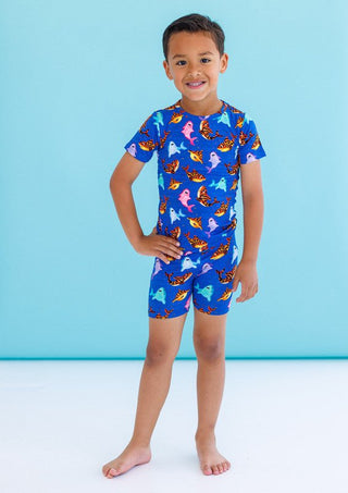 Birdie Bean Short Sleeve Pajama Set with Shorts - Bruce