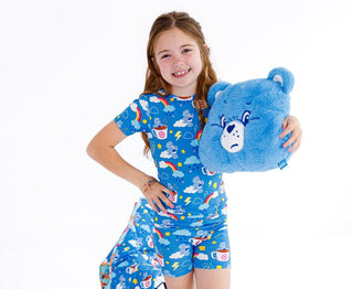 Bamboo Short Sleeve Pajama Set with Shorts - Care Bears Grumpy Coffee Baby & Toddler Sleepwear