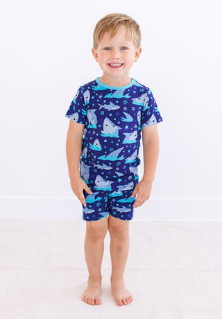 Birdie Bean Short Sleeve Pajama Set with Shorts - Gavin