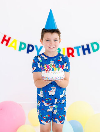 Birdie Bean Boy's Short Sleeve Pajama Set with Shorts - Landon