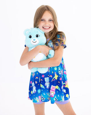 Birdie Bean Short Sleeve Peplum Outfit Set with Shorts - Care Bears Cosmic Bears