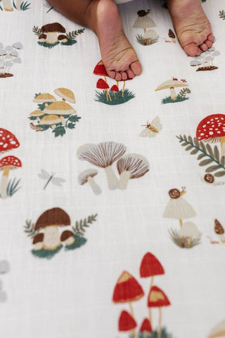 Crib Sheet - Mushroom Crib Sheets Clementine Kids