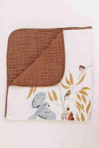 Quilt Blanket - For the Birds Quilts Swaddling & Receiving Blankets