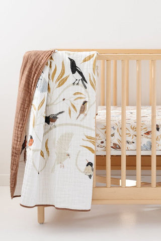 Clementine Kids Quilt Blanket - For the Birds