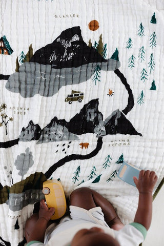 Quilt Blanket - National Parks Quilts Clementine Kids