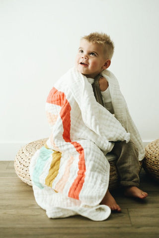 Clementine Kids Quilt Blanket - Rainbow