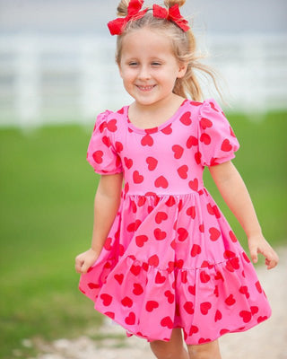 Girl's Twirl Dress - Be Mine (Hearts) Baby & Toddler Dresses