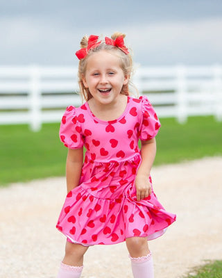 Girl's Twirl Dress - Be Mine (Hearts) Baby & Toddler Dresses