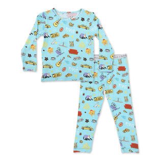 Bamboo Long Sleeve Pajama Set - Friends Central Park