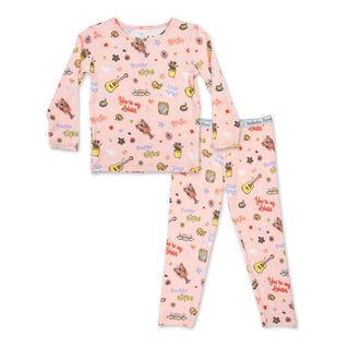 Bamboo Long Sleeve Pajama Set - Friends You're My Lobster