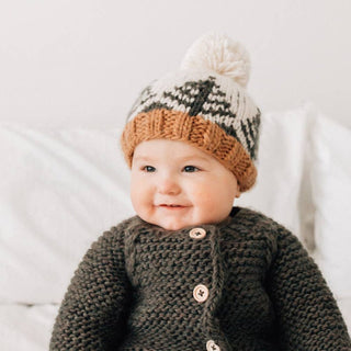 Forest Cardigan and Beanie Holiday Gift Box Baby Riddle