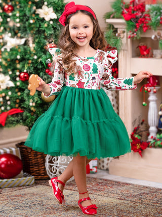 Christmas Faves Tutu Dress Girls Christmas Dress Mia Belle Girls