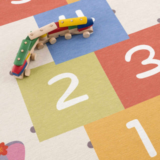 Lundy Colorful Hopscotch Washable Kids Rug