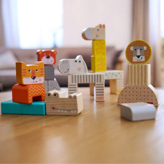 Animal Parade Blocks Stacking & Sorting HABA USA