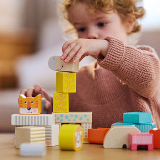 Animal Parade Blocks Stacking & Sorting HABA USA