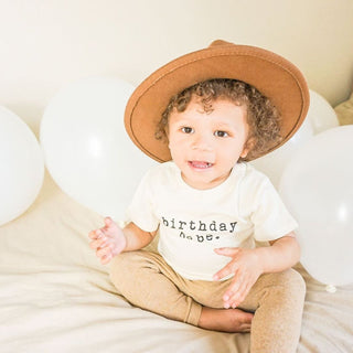 Organic Cotton Short Sleeve Tee Shirt - Birthday Babe