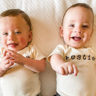 Organic Cotton Short Sleeve Bodysuit - Bestie