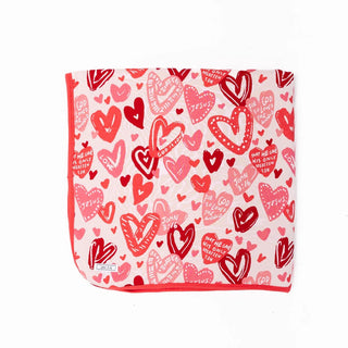 John 3:16 Pink Bamboo Blanket - Cozy Reminder of Love